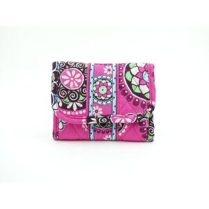 Vera Bradley Cupcakes Pink Small Trifold Wallet